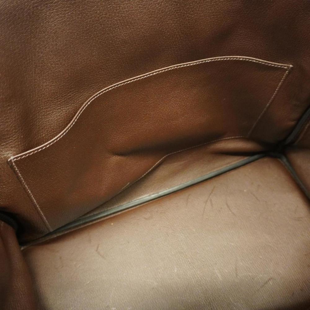 Hermes Handbag Birkin 40 Y Engraved Togo Chocolat Ladies - Picture 9 of 14